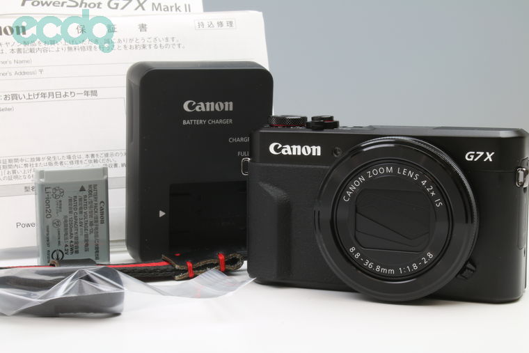 2017年11月28日に一心堂が買取したCanon PowerShot G7 X Mark II の画像