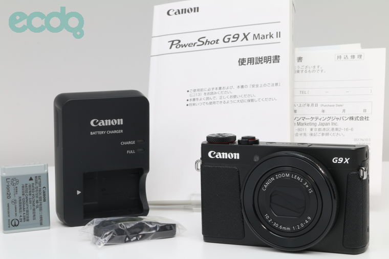 2018年02月28日に一心堂が買取したCanon PowerShot G9 X Mark II ブラック の画像