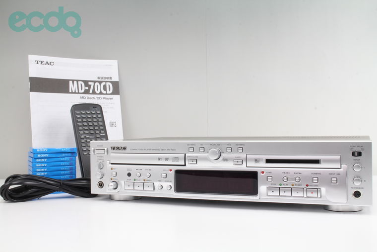 2019年07月15日に一心堂が買取したTEAC MD Deck / CD Player MD-70CDの画像