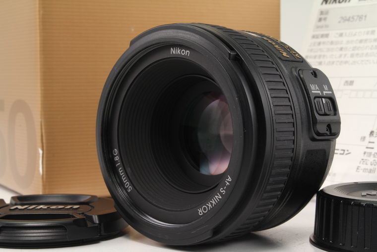 2021年12月17日に一心堂が買取した Nikon AF-S NIKKOR 50mm F1.8G の画像