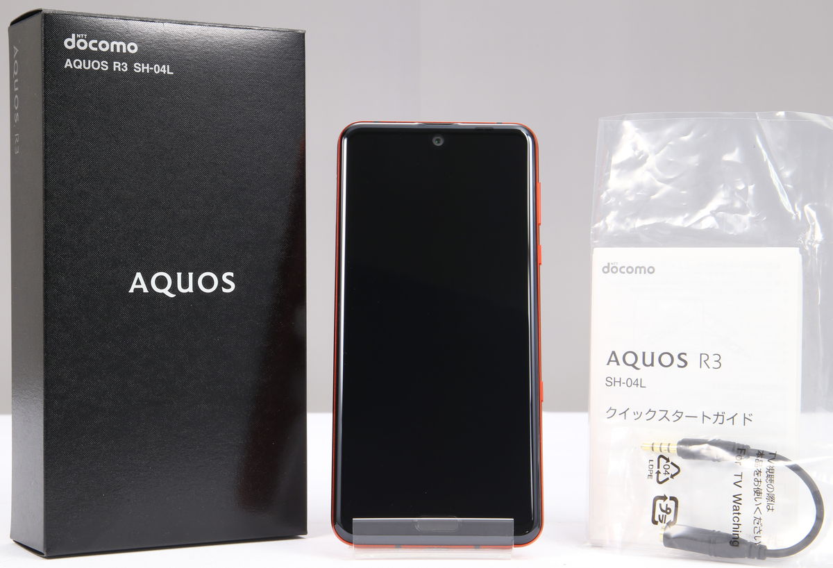 2024年08月01日に一心堂が買取したSharp AQUOS R3 SH-04L ラグジュアリーレッドの画像