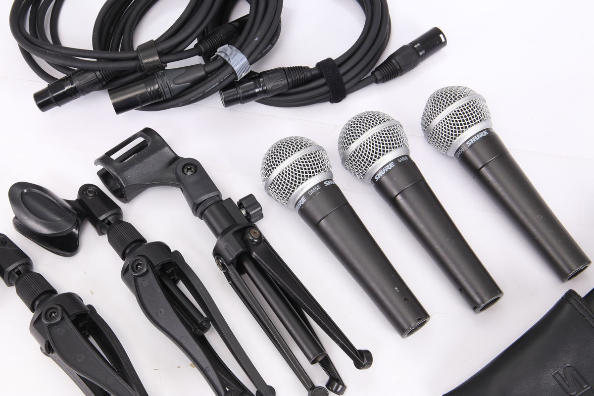 2025年07月01日に一心堂が買取したSHURE ダイナミックマイク SM58-LCE + マイクケーブルの画像