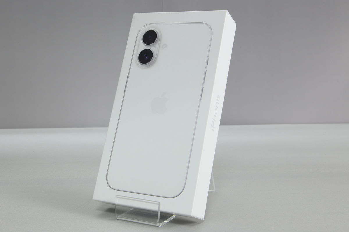 2025年09月21日に一心堂が買取したApple iPhone16 128GB SIMフリー ホワイト MYDR3J/Aの画像